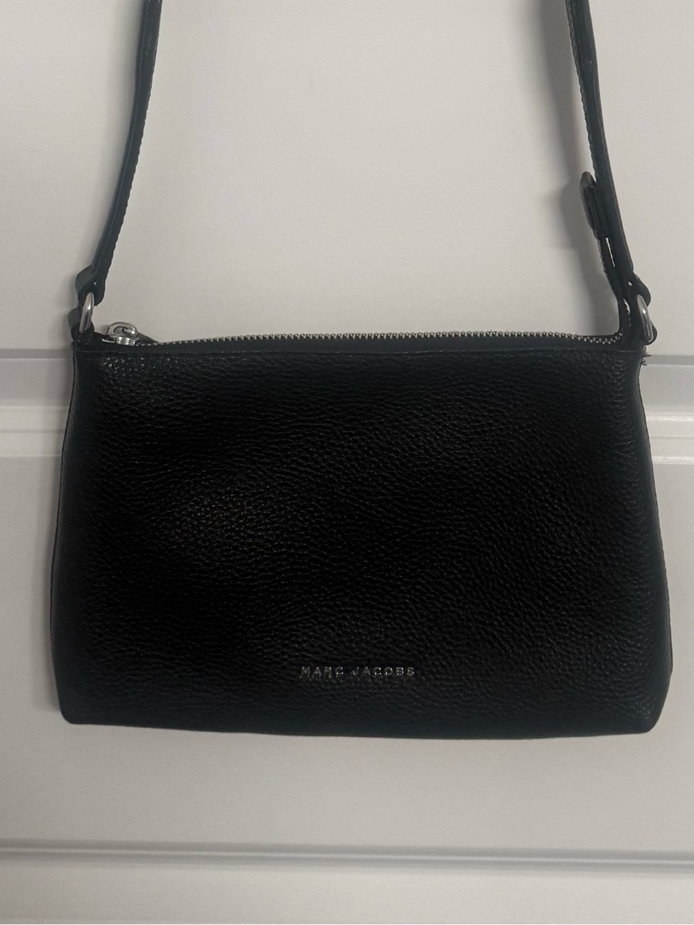 Marc Jacobs Black Pebbled Leather Crossbody